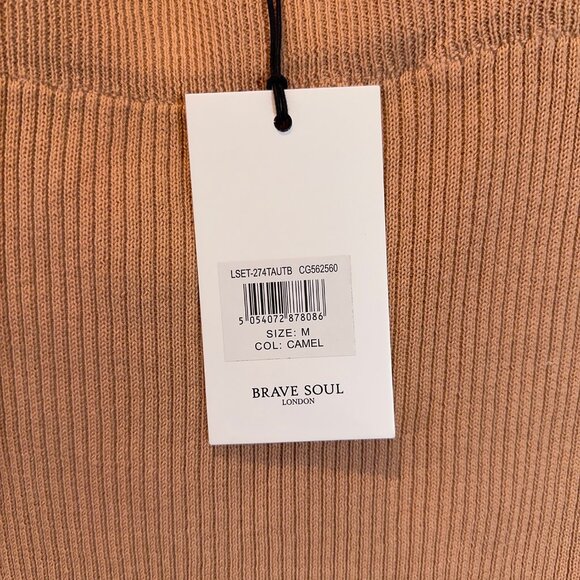 NWT Brave Soul Two-Piece Ribbed Knit Set - Picture 5 of 9